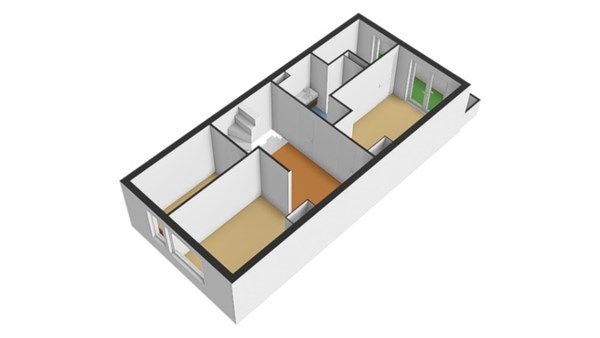 Floorplan - Heemskerkstraat 58A02, 3038 VJ Rotterdam